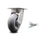 Service Caster 5 Inch Kingpinless Thermoplastic Rubber Wheel Swivel Caster with Swivel Lock SCC SCC-KP30S520-TPRRD-BSL - alternate 2